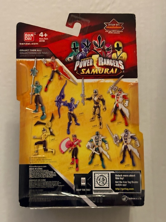 2012 Bandai Power Rangers Samurai Mega Ranger Earth Figure #31835 New In Box - Picture 2 of 6